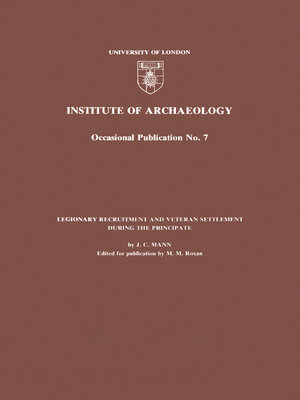 cover image of Legionary Recruitment and Veteran Settlement During the Principate